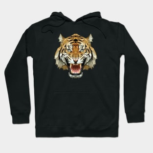 tigers lowpoly art Hoodie